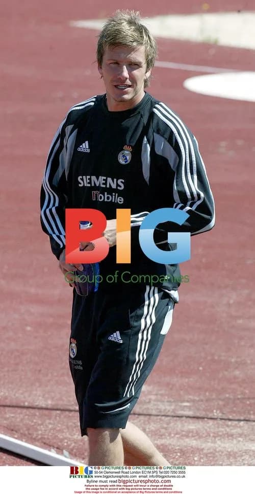David Beckham Training with Real Madrid