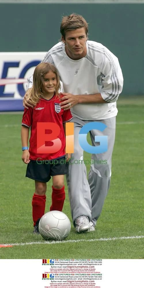 David Beckham at David Beckham Academy Launch