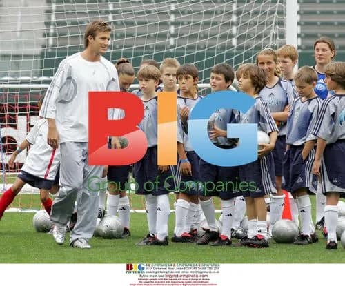 David Beckham at The David Beckham Academy launch
