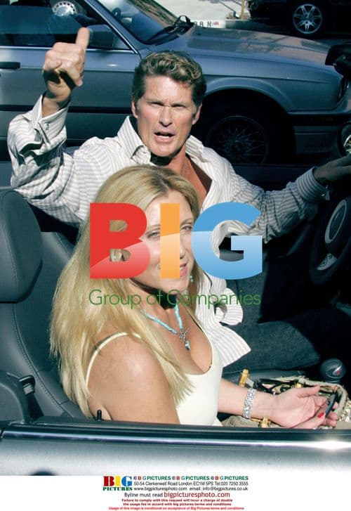 David Hasselhoff and Wife Pamela Bach Leaving The Ivy