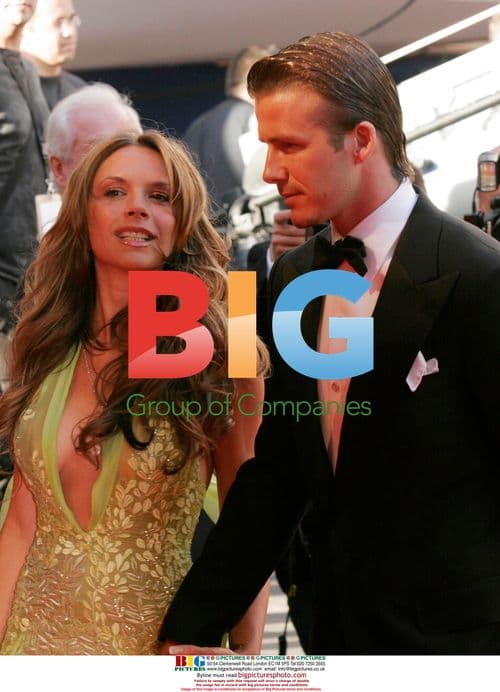 David and Victoria Beckham at Laureus World Sports Awards