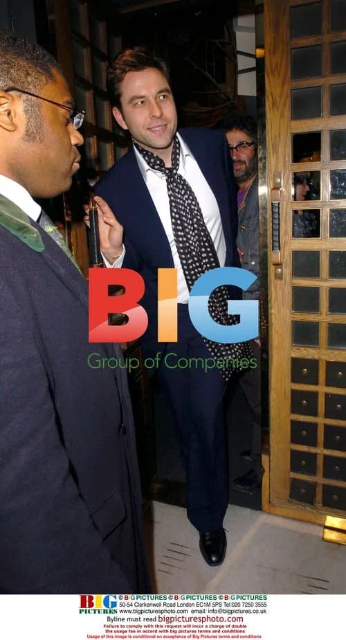 David Walliams Leaving The Ivy