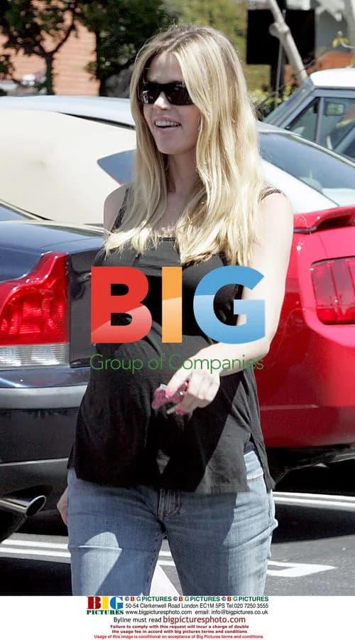 Denise Richards Shopping Pregnant