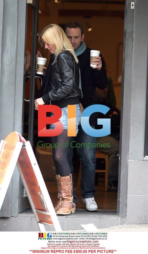 Denise Van Outen steps out with new beau Ferdie Unger-Hamilton