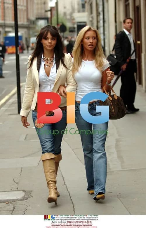 Models Shopping After Photoshoot for 'Booty Call' TV Show