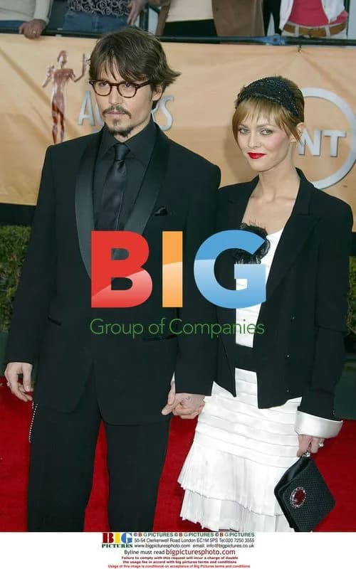 Johnny Depp and Vanessa Paradis at 11th SAG Awards