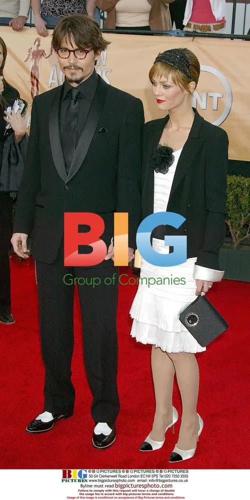 Johnny Depp and Vanessa Paradis at SAG Awards