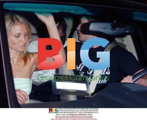 Cameron Diaz and Justin Timberlake at Guy's Bar