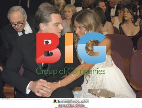 Leonardo DiCaprio and Gisele Bundchen at 77th Oscars