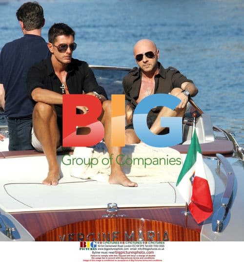 Dolce & Gabbana Designers on Boat Photoshoot