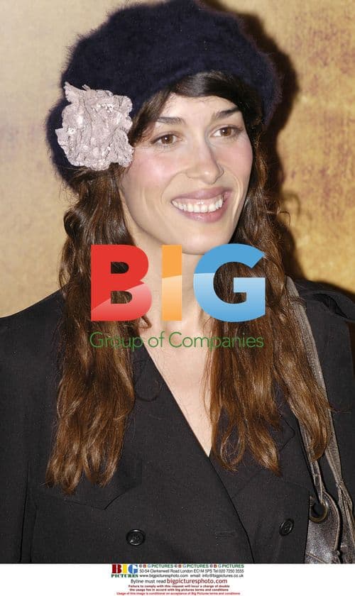 Dolores Chaplin at Paris movie premiere