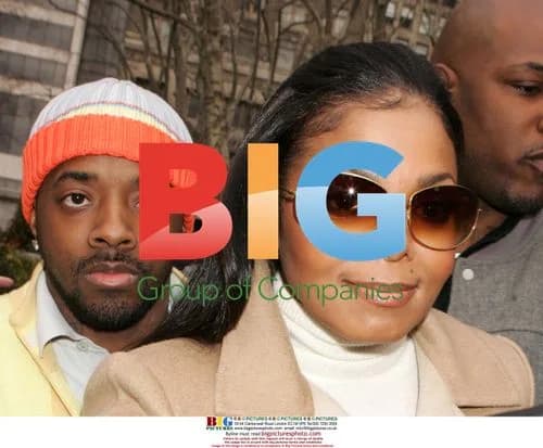 Janet Jackson & Jermaine Dupree at Bill Blass Fashion Show