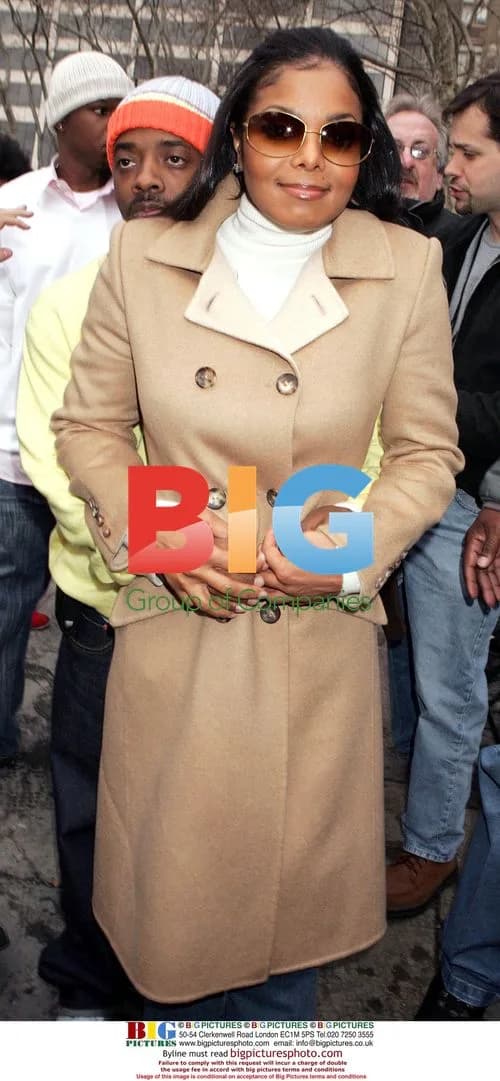 Janet Jackson and Jermaine Dupree at Bill Blass Fashion Show