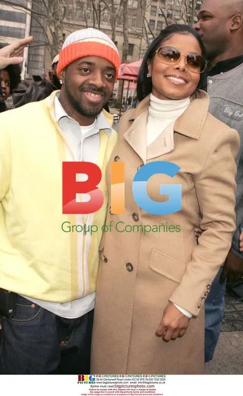 Janet Jackson & Jermaine Dupree at Bill Blass Fashion Show