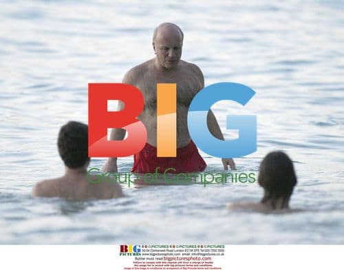 John Stapleton and Greg Dyke on holiday in Barbados