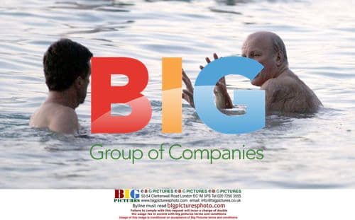 John Stapleton and Greg Dyke on holiday in Barbados