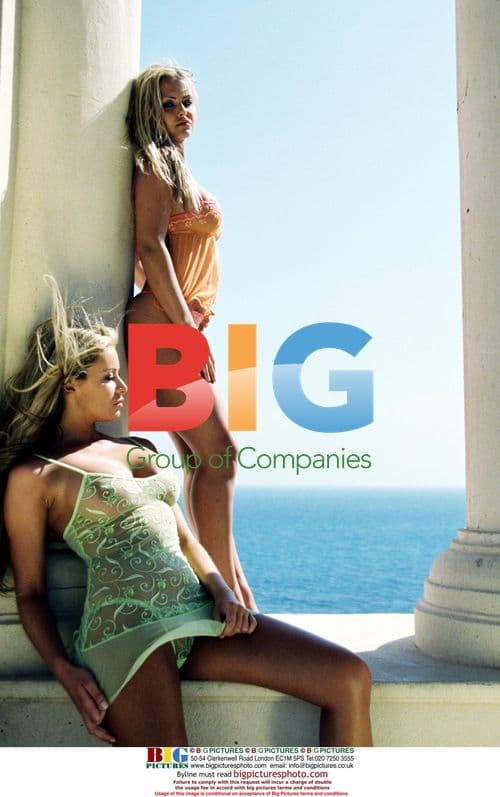 Model Ebony on photo-shoot in Caribbean