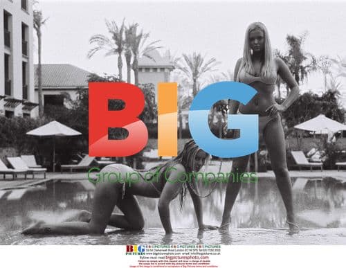 Model Ebony on Caribbean photo shoot