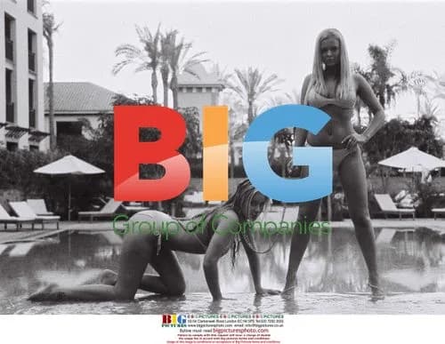 Model Ebony on Caribbean photo shoot