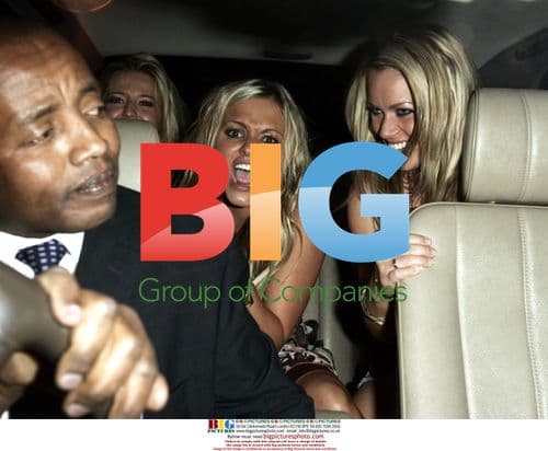 Glamour model Ebony at Embassy Club in London