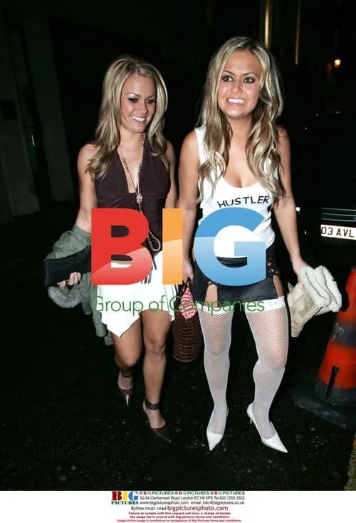 Ebony and guest leaving Hustler store party