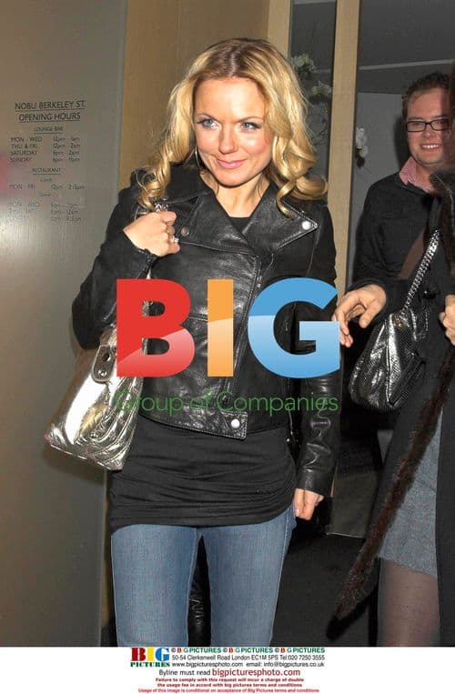 Geri Halliwell and Alan Carr at Nobu Berkeley