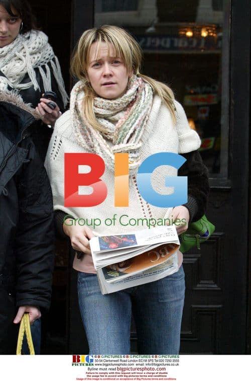Edith Bowman Leaving Pub in North London