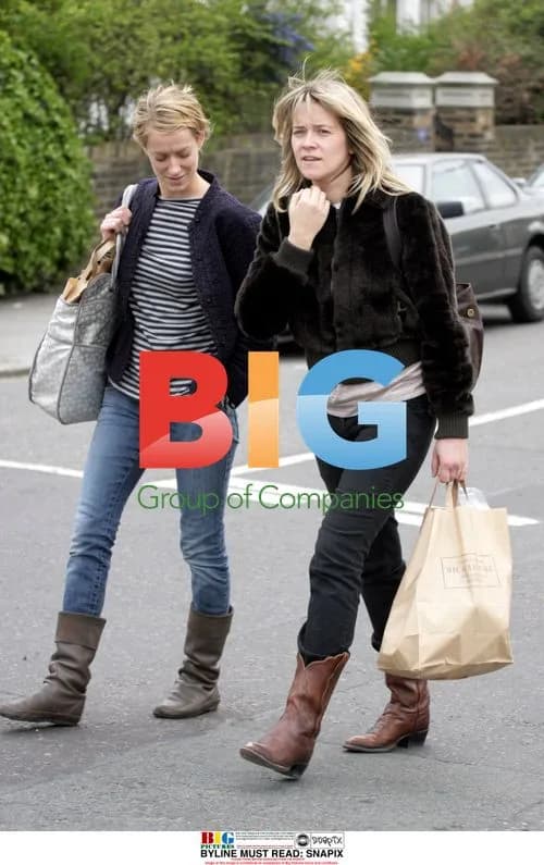Edith Bowman out with friend in London