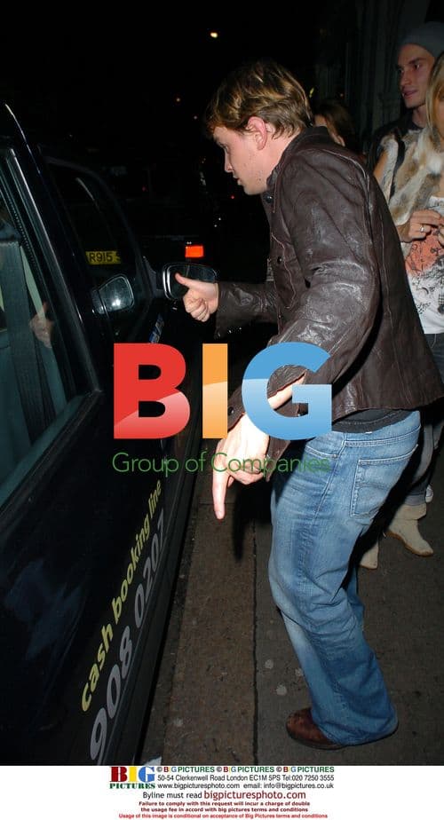 Westlife's Kian Egan and Jodi Albert party in London