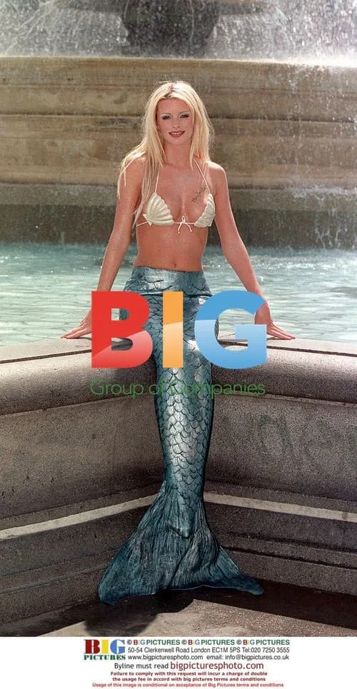 Emma B Dressed as Mermaid for Beefeater Campaign