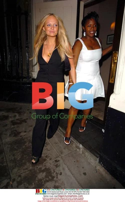Emma Bunton leaving nightclub
