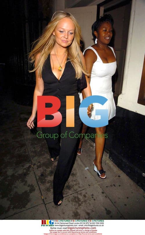 Emma Bunton Leaving Wellington Nightclub