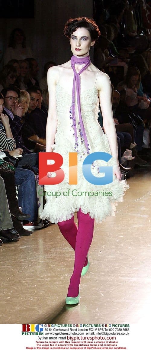 Erin O'Connor at Jenny Packham Show