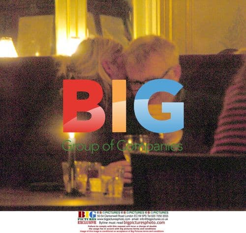 Chris Evans and Zoe Ball at London Pub