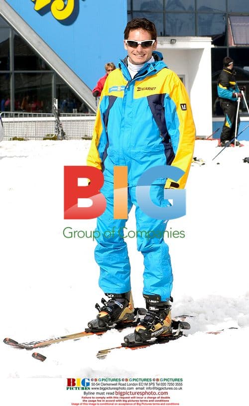 F1 Driver Giancarlo Fisichella with Family in Alta Badia