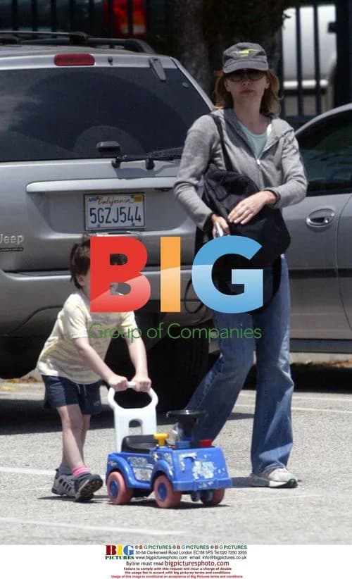Calista Flockhart and son Liam at playground