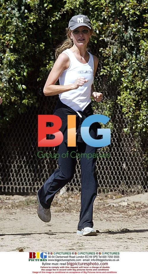 Harrison Ford and Calista Flockhart out shopping and running