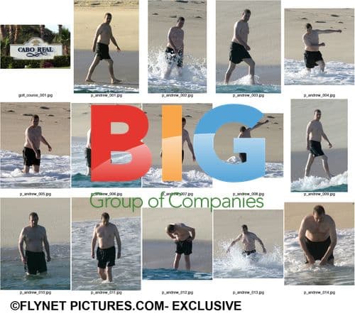 Prince Andrew in Cabo, Mexico