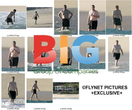 Prince Andrew Enjoys Golf in Cabo, Mexico