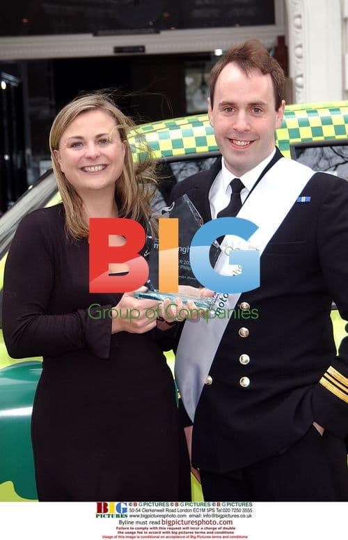 Actress Philippa Forrester presents 'Hero of the Road' Award