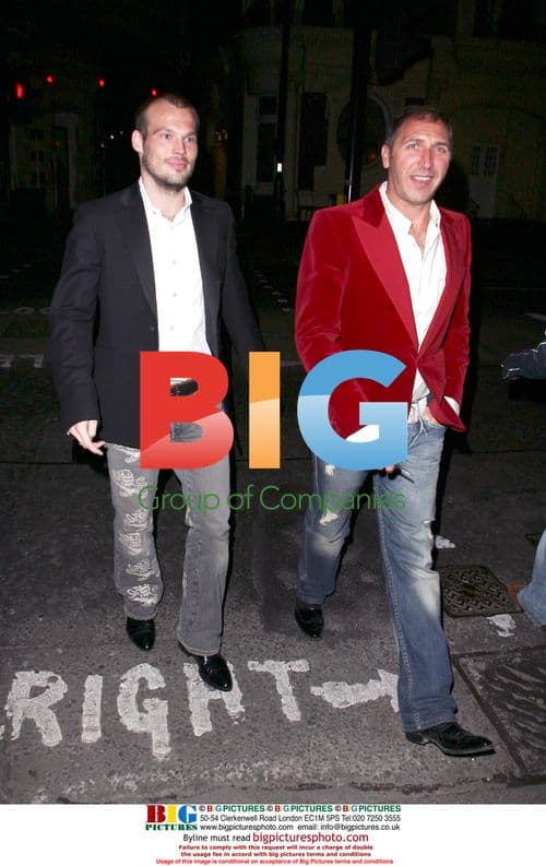 Freddie Ljungberg leaving nightclub in London