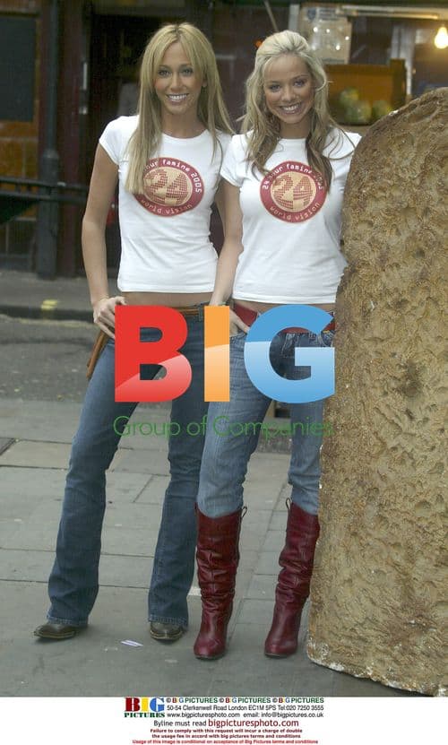 Atomic Kitten Members at 24-Hour Famine Launch