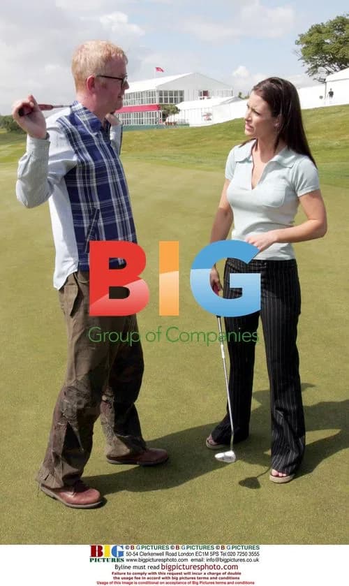 Chris Evans and Kirsty Gallaghe at All Star Cup 2005