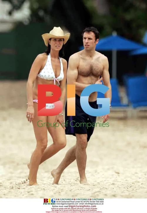 Gareth Southgate and wife on holiday in Barbados