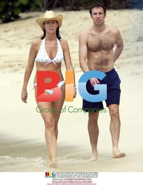 Gareth Southgate and Wife on Barbados Holiday