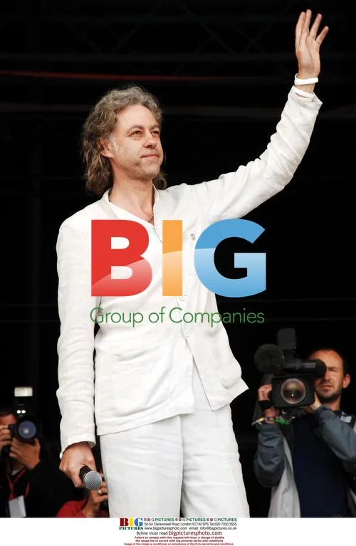 Sir Bob Geldof at Glastonbury 2005