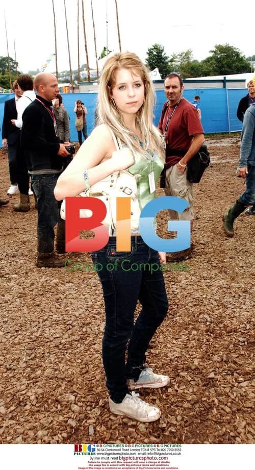 Peaches Geldof at Glastonbury 2005