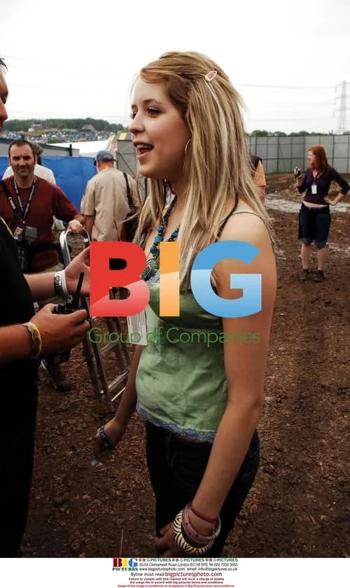 Peaches Geldof at Glastonbury 2005