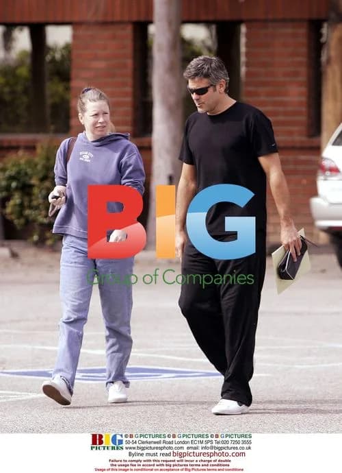 George Clooney Leaves Medical Center in Santa Monica