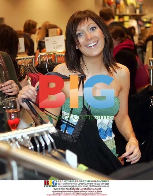 Georgina Byrne at H&M store opening